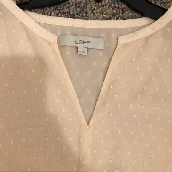 Loft pink blouse S - Picture 2 of 3